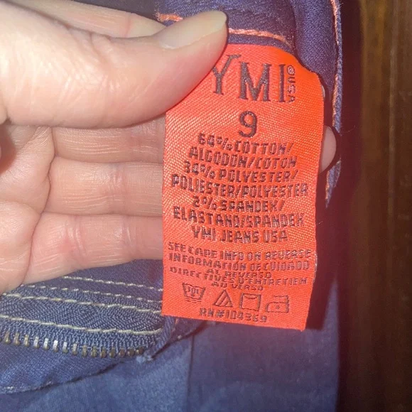 YMI Blue Flare Leg Jeans Size 9 - Picture 5 of 13